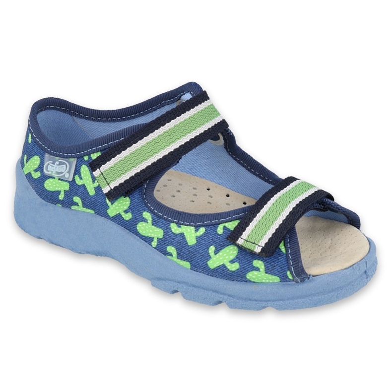 Chaussures pour enfants Befado 869Y147 bleu vert 1
