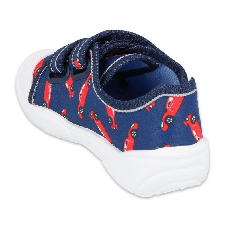 Chaussures enfant Befado 907P133 rouge bleu marine 2
