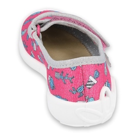 Chaussures enfant Befado 114X436 rose gris 2