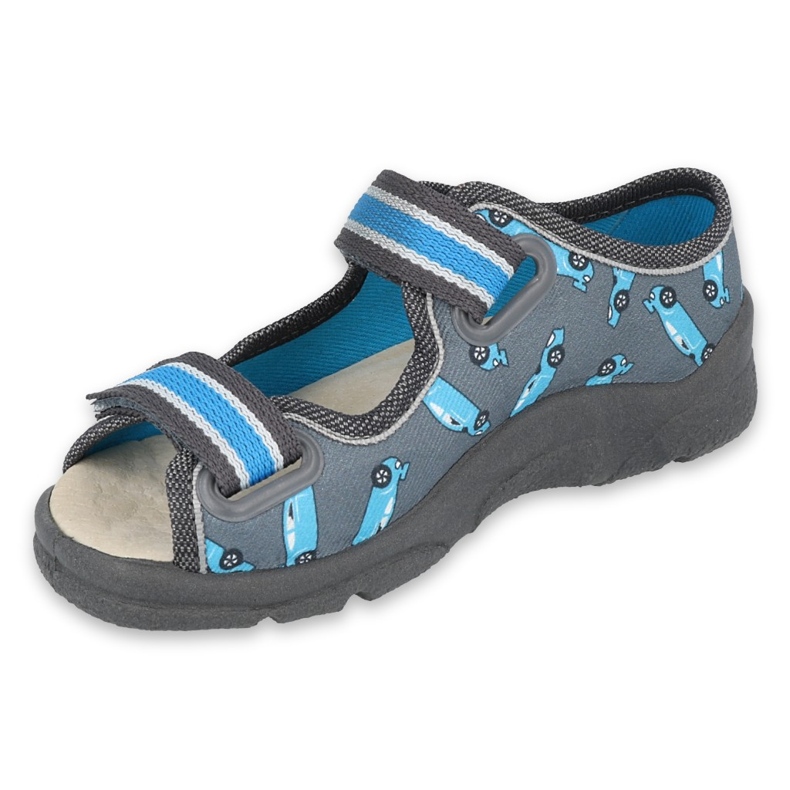 Chaussures enfant Befado 869X148 bleu gris 1