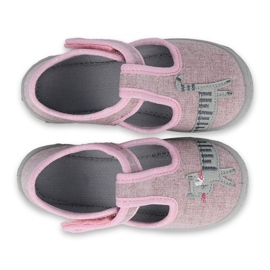Chaussures enfant Befado 531P084 rose gris 2