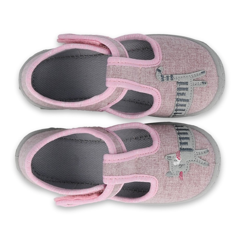 Chaussures enfant Befado 531P084 rose gris 2