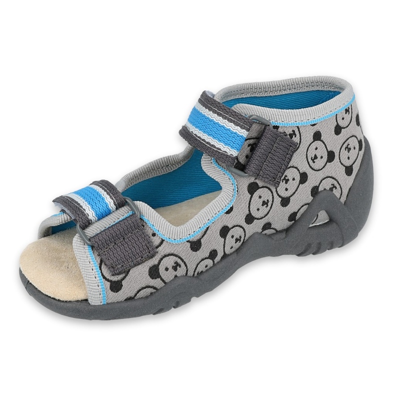 Chaussures enfant Befado jaune 350P017 noir bleu gris 1