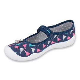 Chaussures pour enfants Befado 114Y423 bleu marine rose multicolore 1