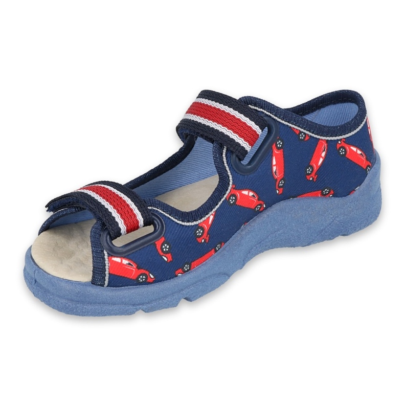 Chaussures enfant Befado 869X149 rouge bleu marine 1