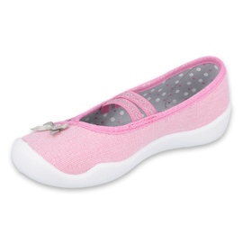 Chaussures enfant Befado 116X283 rose gris 1