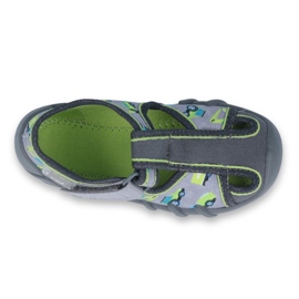 Chaussures enfant Befado 190P094 gris multicolore vert 1