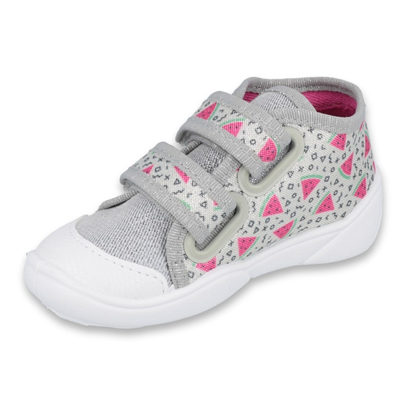 Chaussures enfant Befado orange 212P067 rose argent gris 1