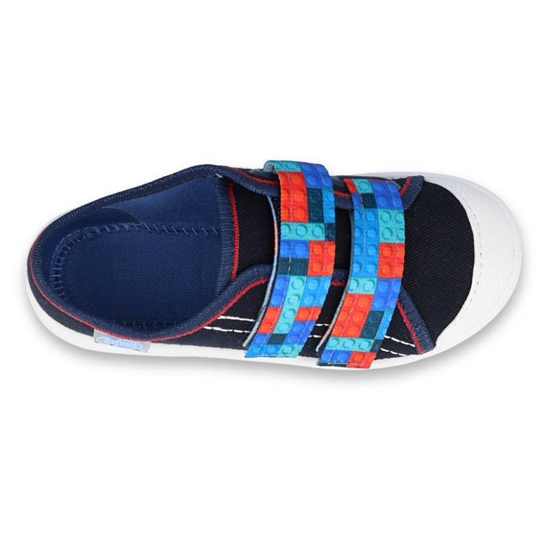 Chaussures enfant Befado 672X071 rouge bleu marine bleu 1