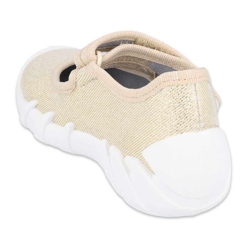 Chaussures de vitesse dorées Befado pour enfants 109P224 beige d'or 2 Chaussures de vitesse dorées Befado pour enfants 109P224 beige d'or 2