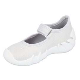 Chaussures de vitesse argentées pour enfants Befado 109P222 gris 1
