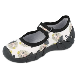 Chaussures de vitesse princesse Befado 109P228 noir écru 1