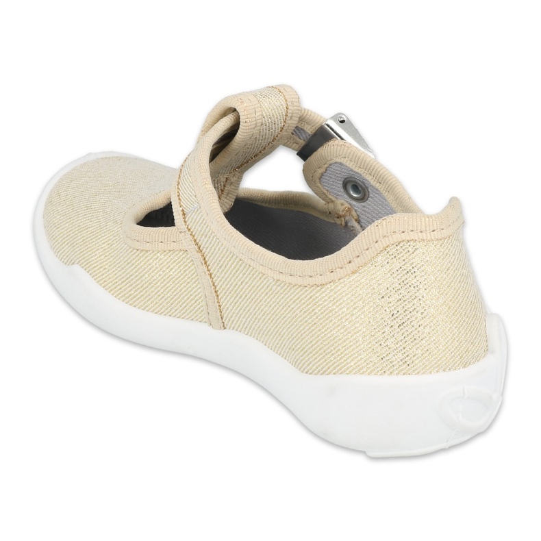Befado chaussures pour enfants blanka or 115X003 beige doré 2