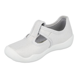 Befado chaussures pour enfants argent blanc 115X001 gris 1