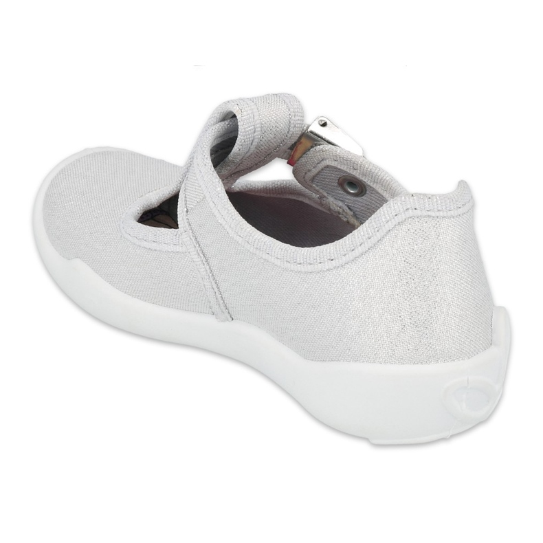 Befado chaussures pour enfants argent blanc 115X001 gris 2