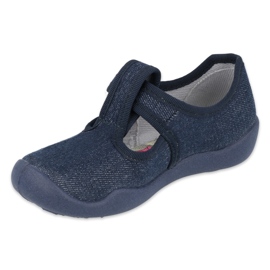 Befado chaussures enfants blanka bleu marine 115X005 argent 1