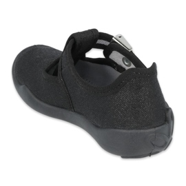 Befado chaussures enfants blanka noir 115X006 argent 2