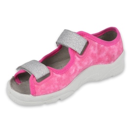 Chaussures enfant Befado 969X163 rose argent 1 Chaussures enfant Befado 969X163 rose argent 1
