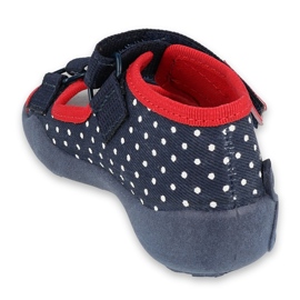 Chaussures pour enfants Befado 342P028 blanc rouge bleu marine 2