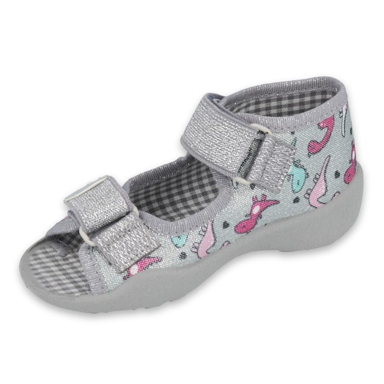 Chaussures pour enfants Befado 242P105 rose argent 1