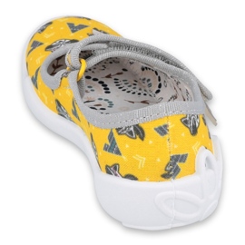 Chaussures enfant Befado 114X424 gris jaune 2