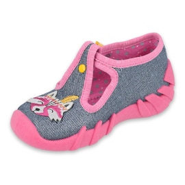 Chaussures pour enfants Befado 110P395 rose gris 1