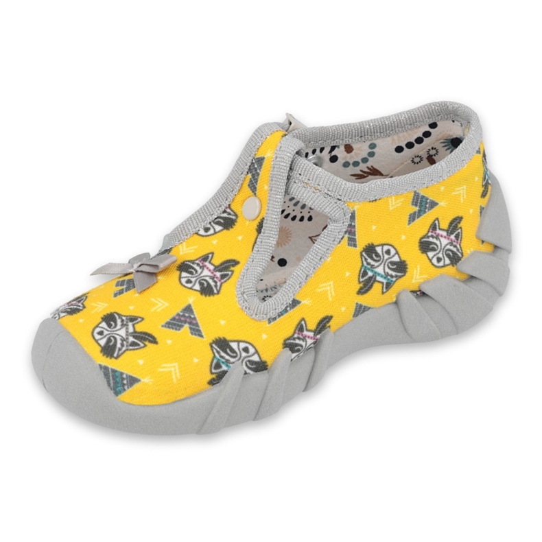 Chaussures pour enfants Befado 110P393 gris jaune 1 Chaussures pour enfants Befado 110P393 gris jaune 1