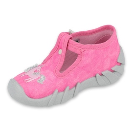 Chaussures enfant Befado 110P397 rose argent gris 1 Chaussures enfant Befado 110P397 rose argent gris 1