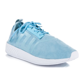 Vices Chaussures de sport en daim bleu 2