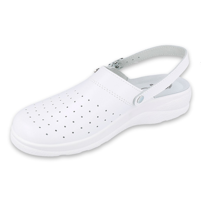 Dr.Torto Befado Men's White Slippers 157M102 blanche 1