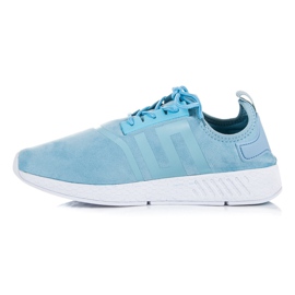 Vices Chaussures de sport en daim bleu 3