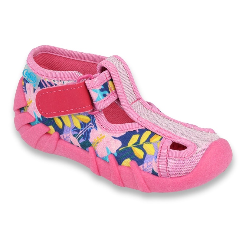 Chaussures enfant Befado 190P097 bleu rose argent jaune 2