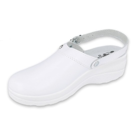 Chaussons pour femmes Befado 157D001 blanche 1 Chaussons pour femmes Befado 157D001 blanche 1