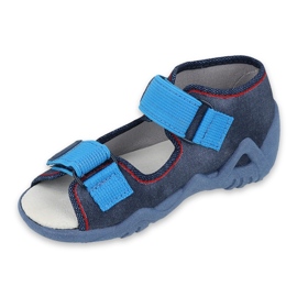Chaussures enfant Befado jaune 350P015 bleu marin bleu 1