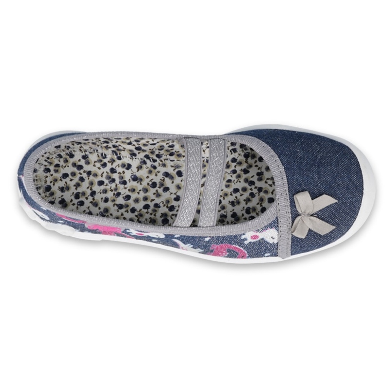 Chaussures enfant Befado 116X279 bleu marin rose argent gris 1
