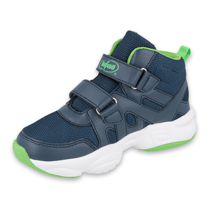 Chaussures pour enfants Befado 516Y049 bleu marin vert 1