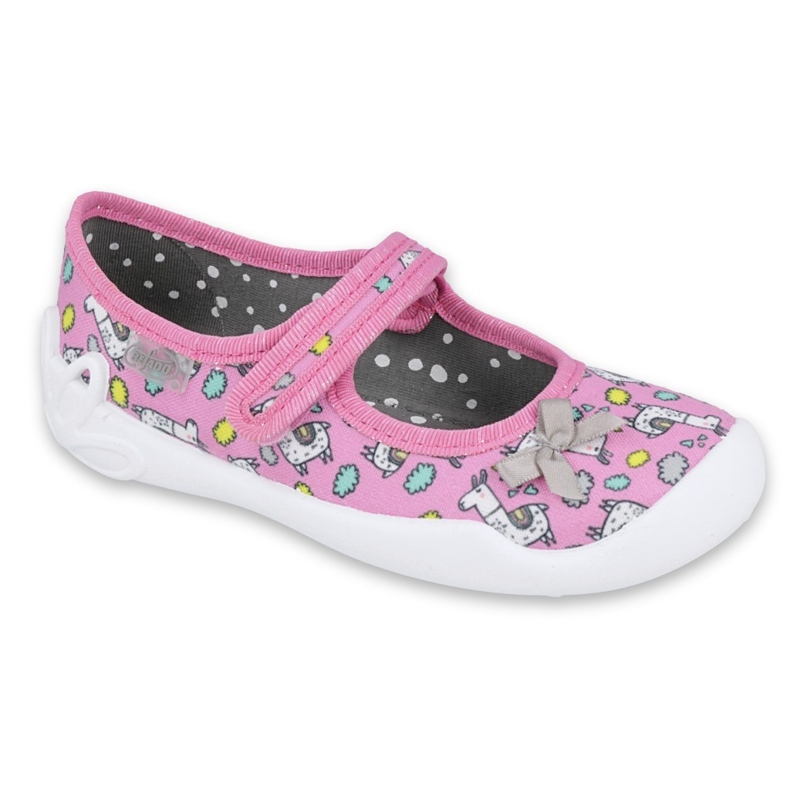 Chaussures enfant Befado 114X416 rose multicolore 2