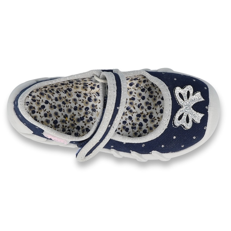 Chaussures enfant Befado 109P202 bleu marin gris 1