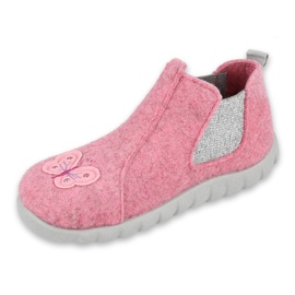 Chaussures pour enfants Befado 546P024 rose argent 1