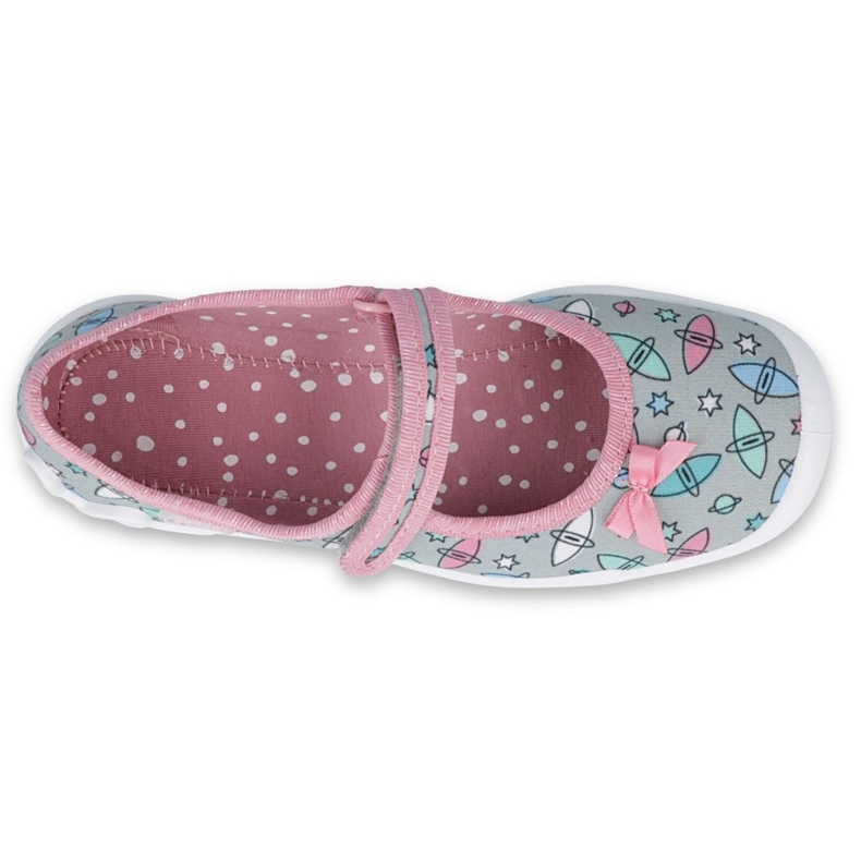 Chaussures pour enfants Befado 114Y409 bleu rose gris 1