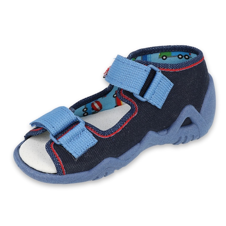 Befado chaussures pour enfants 350P014 bleu 1