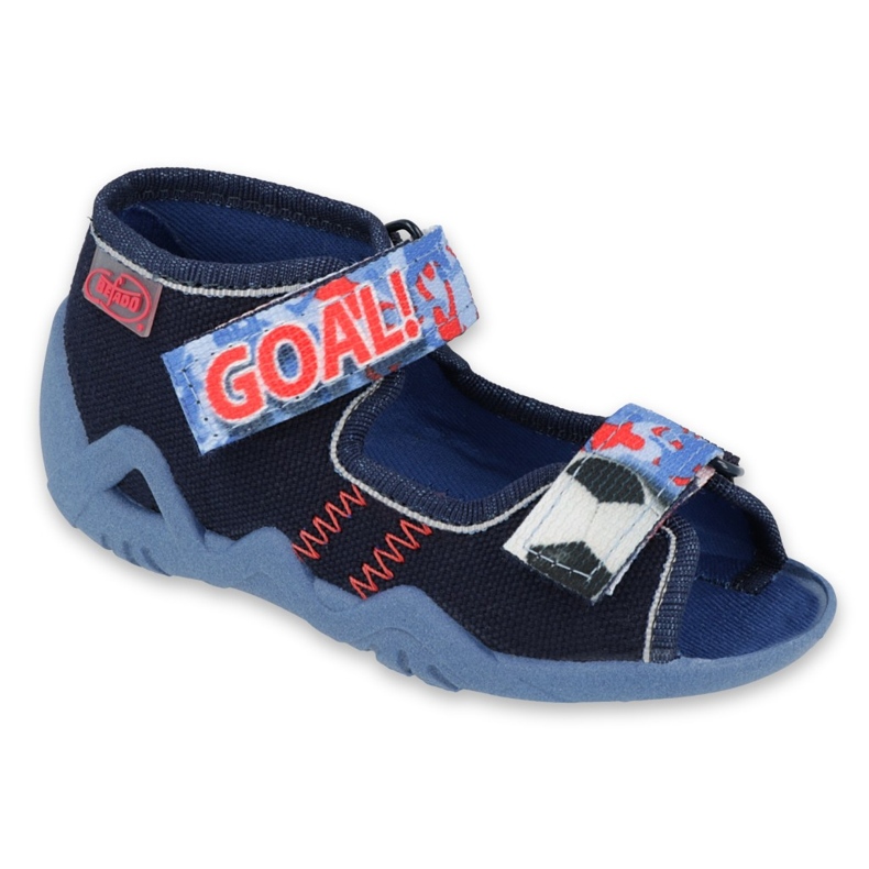 Chaussures enfant Befado 250P054 rouge bleu marine 1