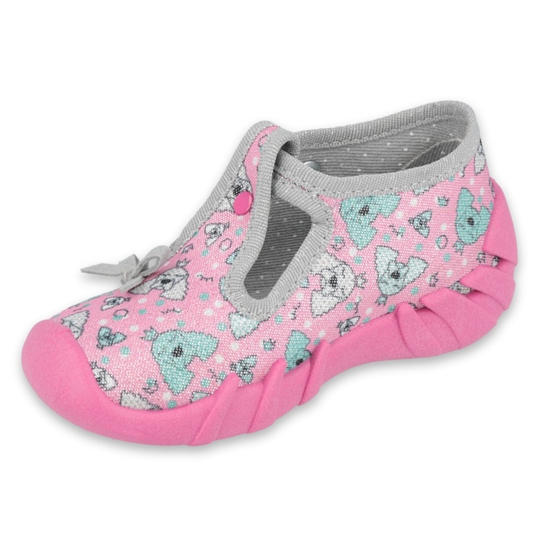 Chaussures enfant Befado 110P387 rose gris 1