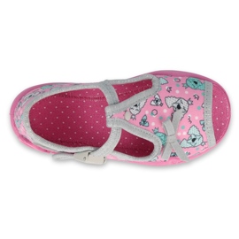 Chaussures enfant Befado 213P120 rose gris 1