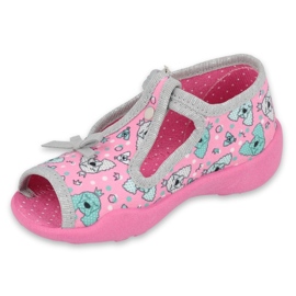 Chaussures enfant Befado 213P120 rose gris 2