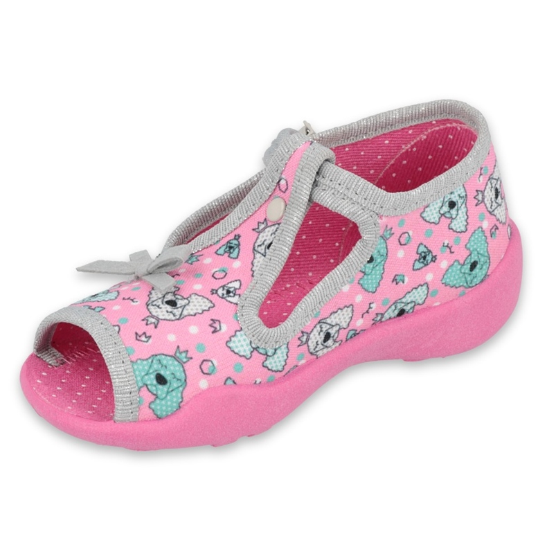 Chaussures enfant Befado 213P120 rose gris 2