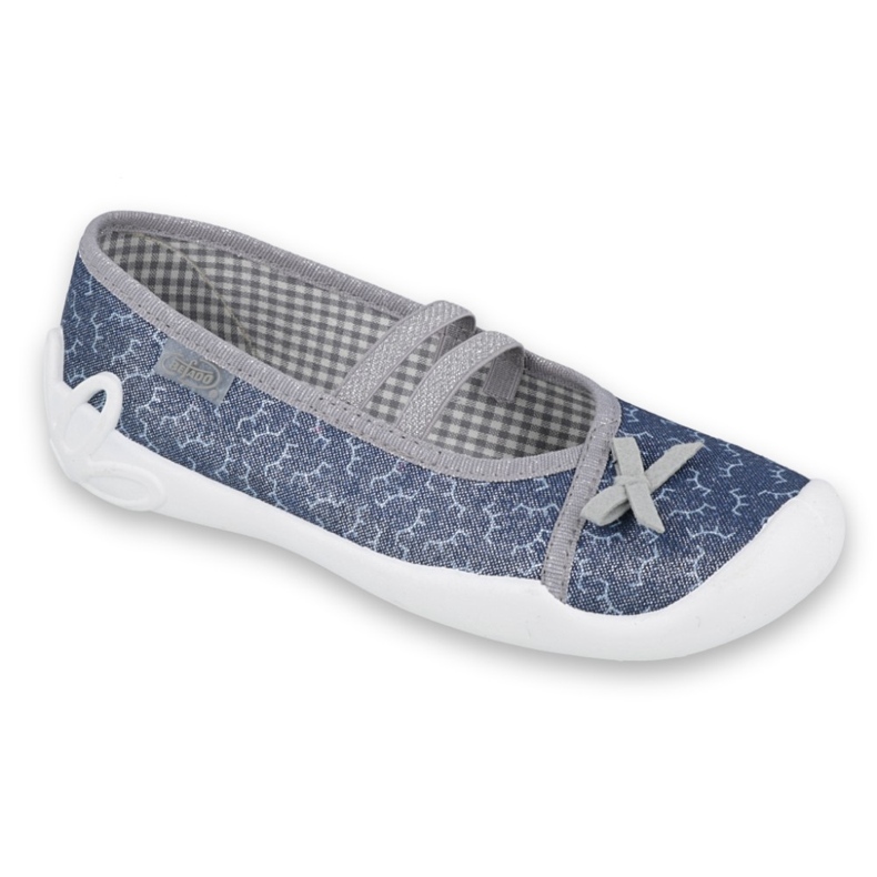 Chaussures pour enfants Befado 116Y275 bleu marin gris 2