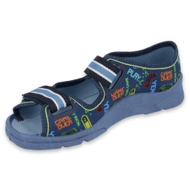 Chaussures pour enfants Befado 969Y161 bleu marine multicolore 1