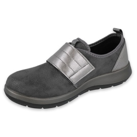 Befado Women's Velcro Shoes 156d003 le noir gris 1
