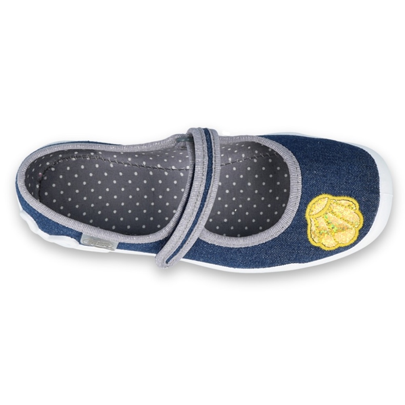 Chaussures pour enfants Befado 114Y399 bleu marine gris 1